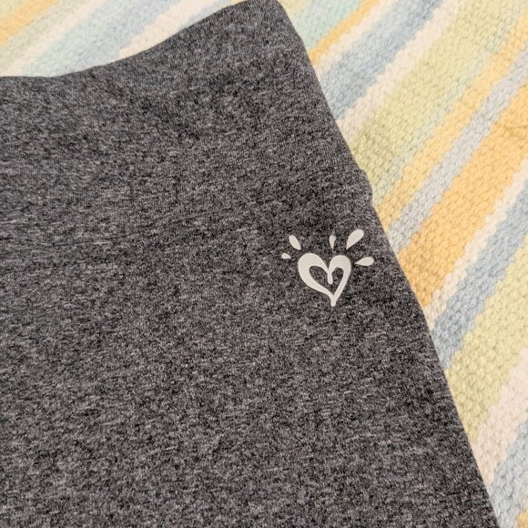 Girls Justice active gray pull on shorts size 8 - Picture 2 of 6